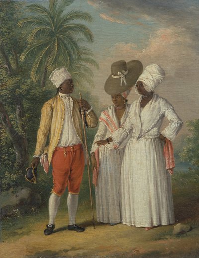 Vrije West-Indische Dominicanen, Vrije Inheemsen van Dominica, ca. 1770 door Agostino Brunias