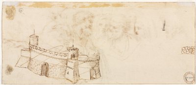 Getande vesting verso, 2e helft 1500s door Agostino Carracci