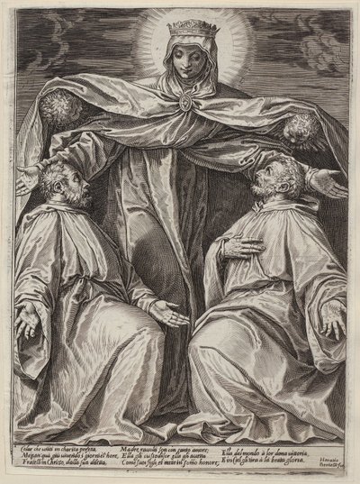  door Agostino Carracci