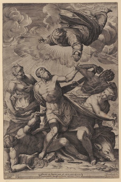  door Agostino Carracci