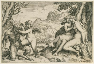  door Agostino Carracci