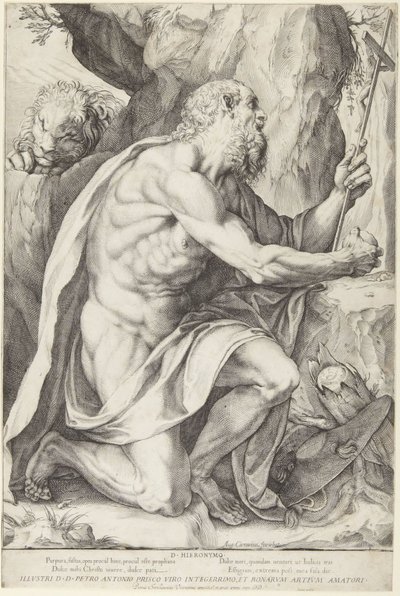  door Agostino Carracci