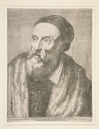 Tiziano Vecelli (Titiaan) door Agostino Carracci