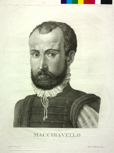 Niccolò Machiavelli door Agostino Comerio