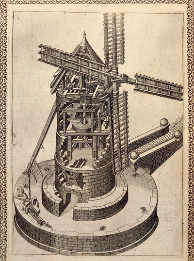 Molen door Agostino Ramelli