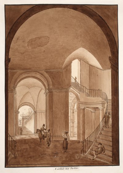 De Tuinen Vestibule van het Palazzo Caetani all