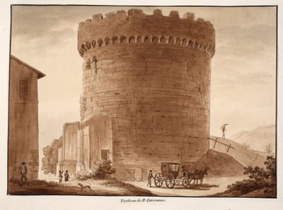 Het graf van de Horatii en Curiatii, 1833 door Agostino Tofanelli