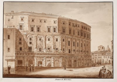 Theater van Marcellus door Agostino Tofanelli