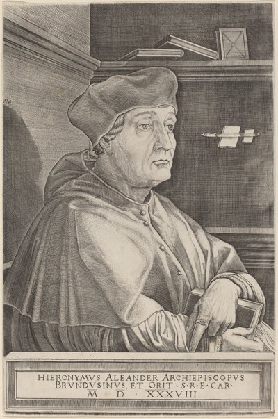 Hieronymus Alexander, Aartsbisschop van Brindisi door Agostino dei Musi