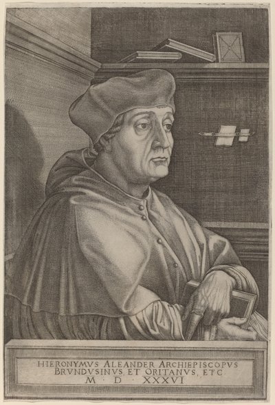 Hieronymus Alexander, Aartsbisschop van Brindisi door Agostino dei Musi