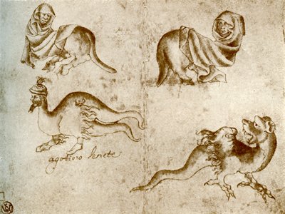 Studies door Agostino van Siena, 1913 door Agostino of Siena