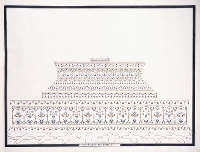 Het Graf van de Keizer, ca. 1815 door Agra School