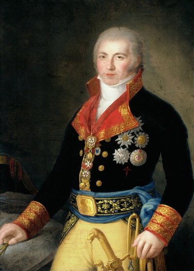 Manuel Godoy, 1800-08 door Agustín Esteve y Marques