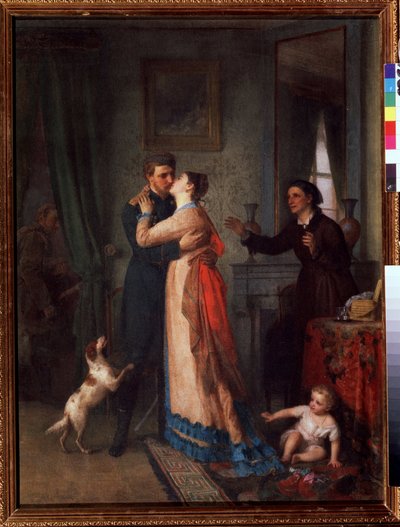 Terugkeer van de oorlog door Akim Egorovich Karneev