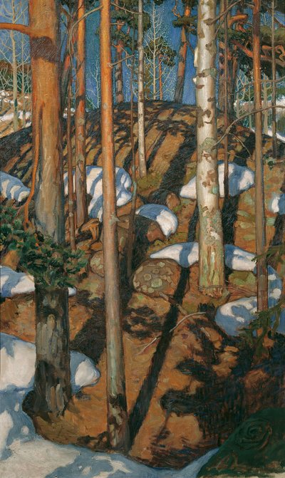 Lente, ca. 1900 door Akseli Gallen Kallela