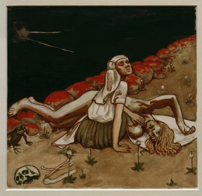 A. Gallen-Kallela, Lemminkäinens Moeder door Akseli Valdemar Gallen Kallela