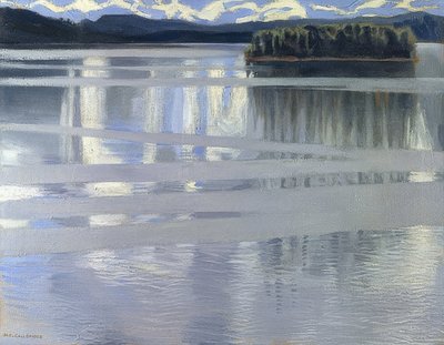 Het Keitelemeer door Akseli Valdemar Gallen Kallela