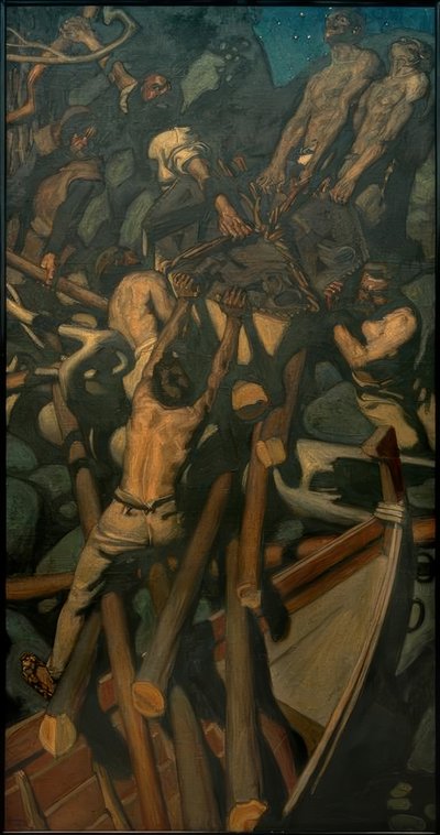 Diefstal van de Sampo door Akseli Valdemar Gallen Kallela