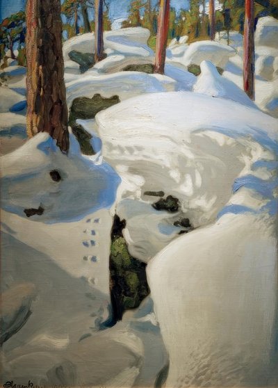 Lynx-grot door Akseli Valdemar Gallen Kallela