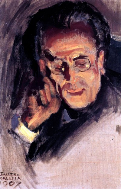 Portret van Gustav Mahler, 1907 door Akseli Valdemar Gallen Kallela
