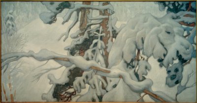 Winter door Akseli Valdemar Gallen Kallela