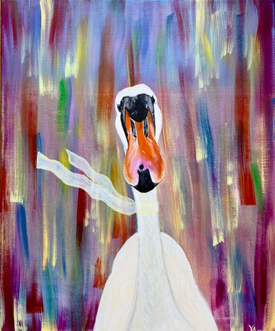 Fancy Swan Monroe, 2023 door Akturk Yasemin