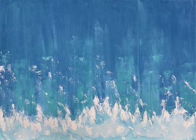 Velvet Ocean, 2023 door Akturk Yasemin