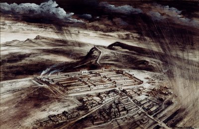 Housesteads Romeins Fort door Alan Ernest Sorrell