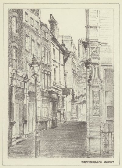 Devereaux Court door Alan Stapleton