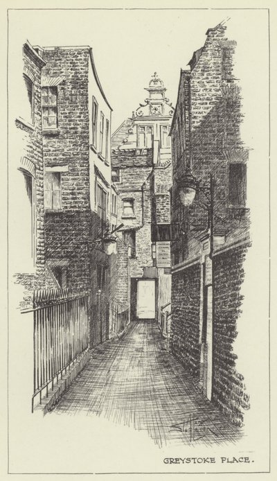 Greystoke Place door Alan Stapleton