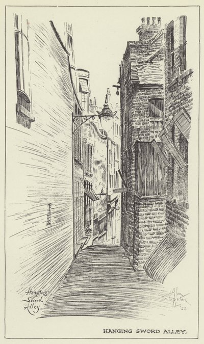 Hanging Sword Alley door Alan Stapleton