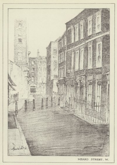 Meard Street, West door Alan Stapleton