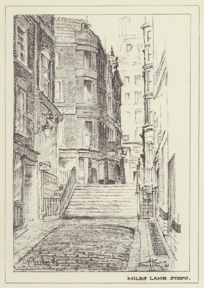 Miles Lane Steps door Alan Stapleton