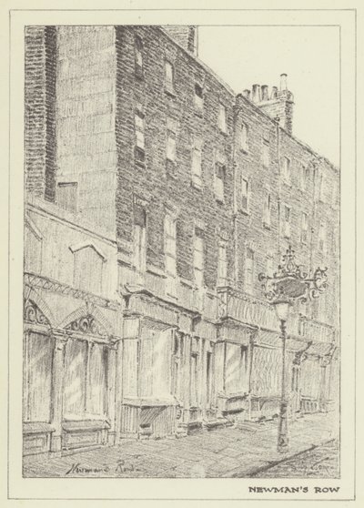 Newmans Row door Alan Stapleton