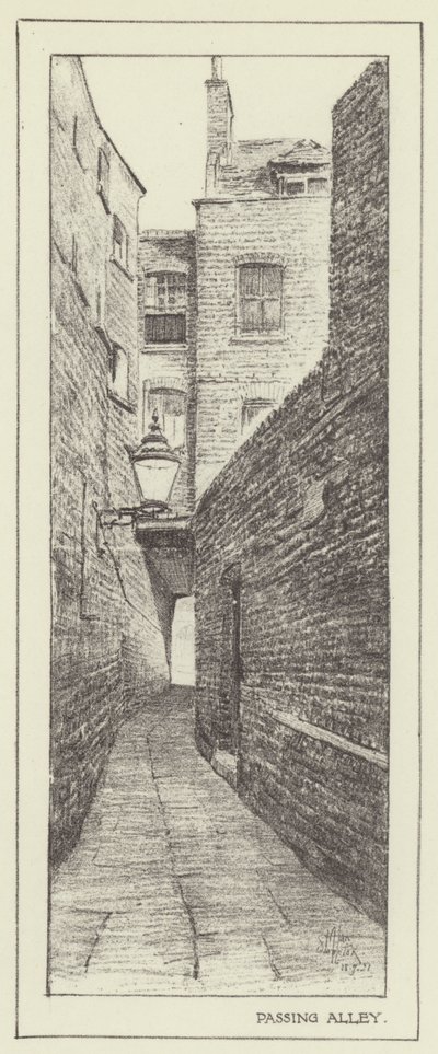 Passing Alley door Alan Stapleton