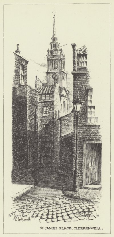 St James Place, Clerkenwell door Alan Stapleton