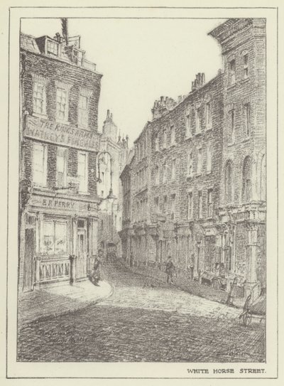 White Horse Street door Alan Stapleton