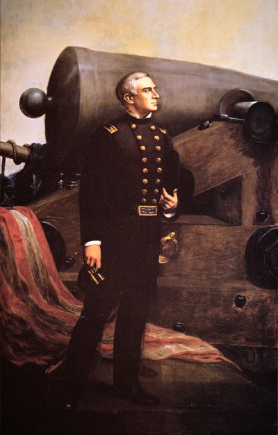 Portret van Majoor Robert Anderson (1805-71) door Alban Jasper (after) Conant