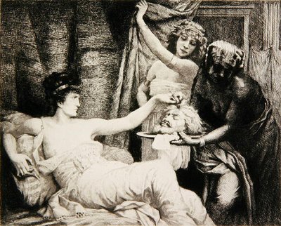 Herodias ca. 1878 door Albert Alexander Paul Rouffio
