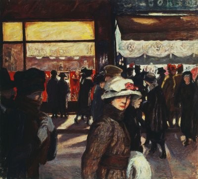 Rue Saint-Ferreol in Marseille door Albert Andre