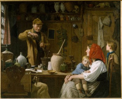 De kwakzalver door Albert Anker