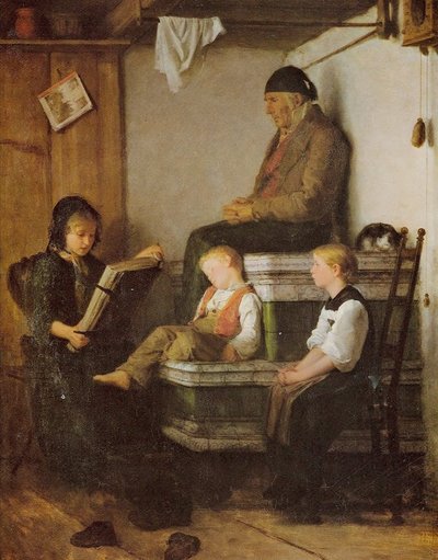 Zondagmiddag door Albert Anker