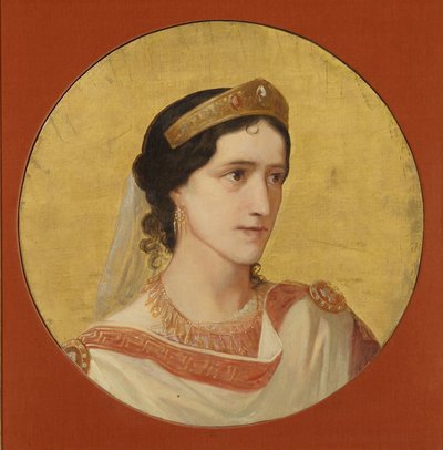 Élisa Rachel als Phèdre door Albert Anker