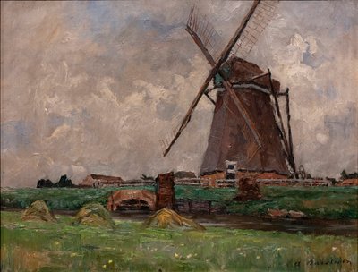 In Holland, ca. 1892 door Albert Baertsoen