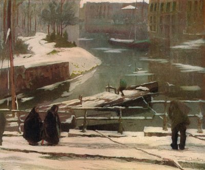 Le Degel A Gand, ca. 1902, 1906-7 door Albert Baertsoen
