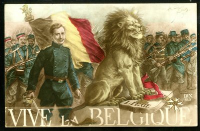 Oorlog 14-18: Leve België, c.1915 door Albert Beerts