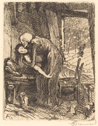 Liefdadig door Albert Besnard