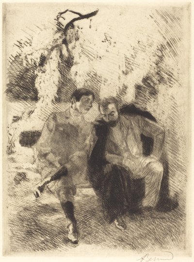 Vertrouwelijkheden door Albert Besnard