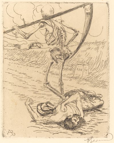 Onverschillig door Albert Besnard