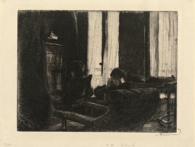 Intimiteit door Albert Besnard